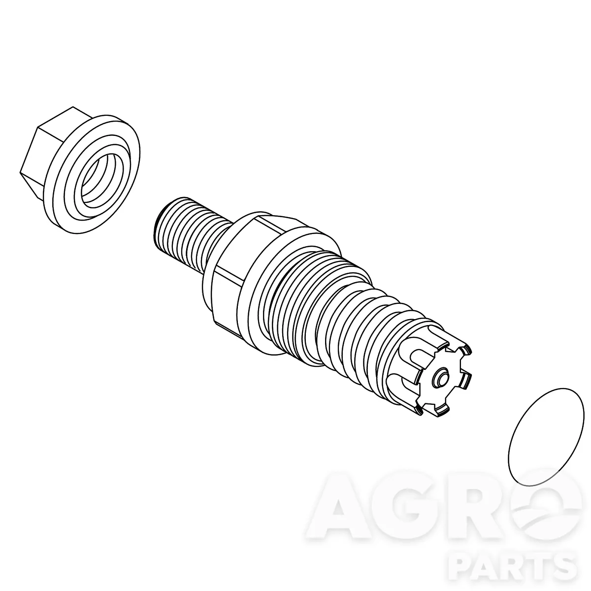 AT443488, Редукционный  клапан, John Deere