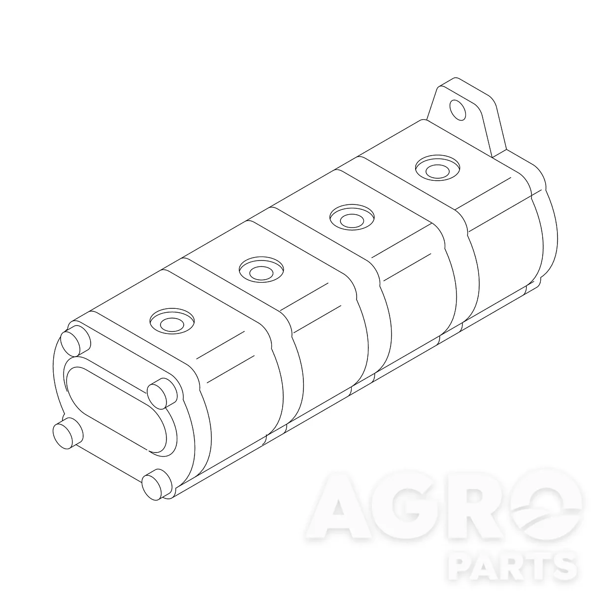 AXE12142, Гидравлический насос, John Deere