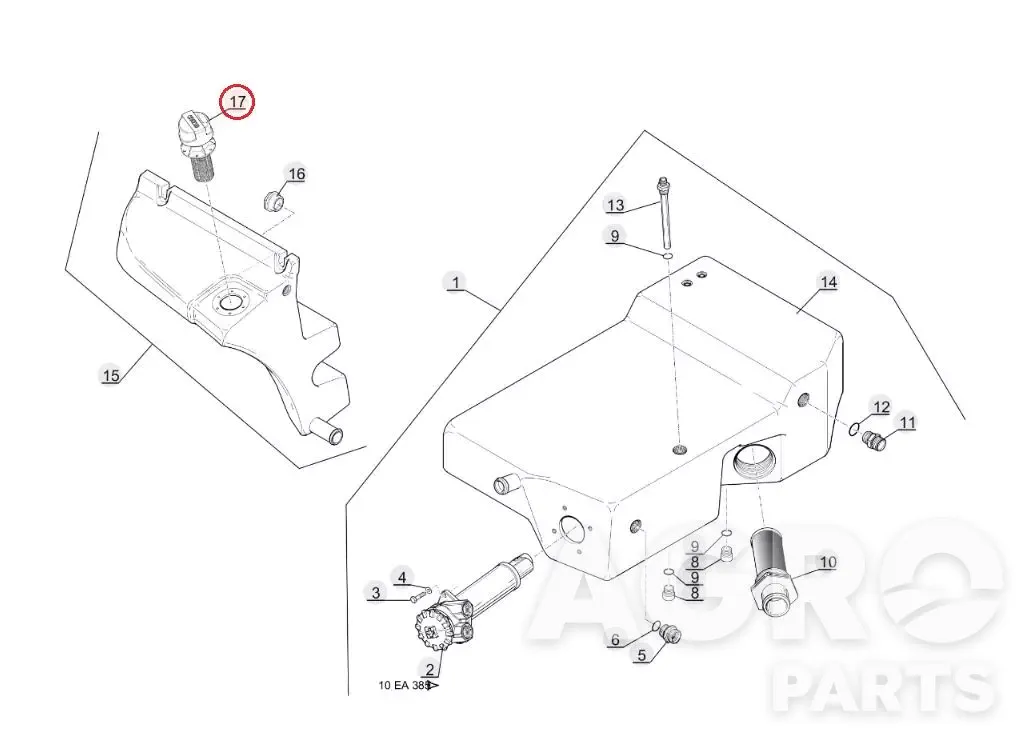 832750, Сапун пробка, Manitou